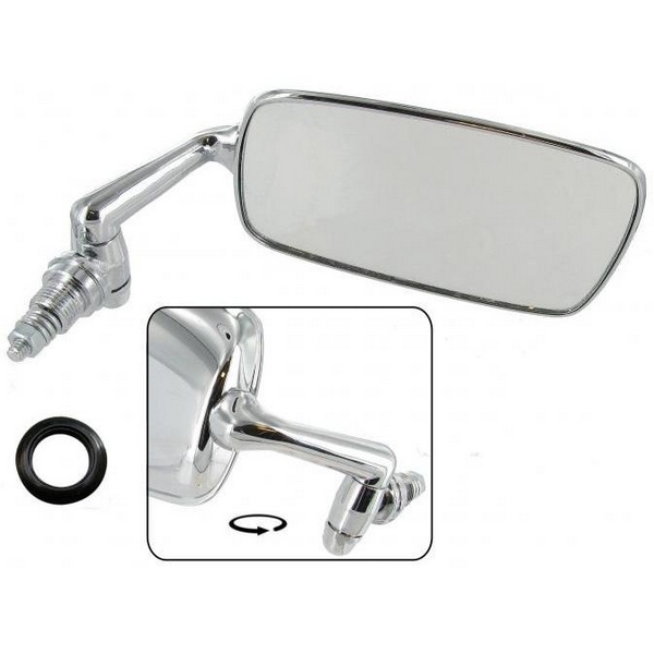 Buitenspiegel gegoten staal verchroomd rechts B-Keus