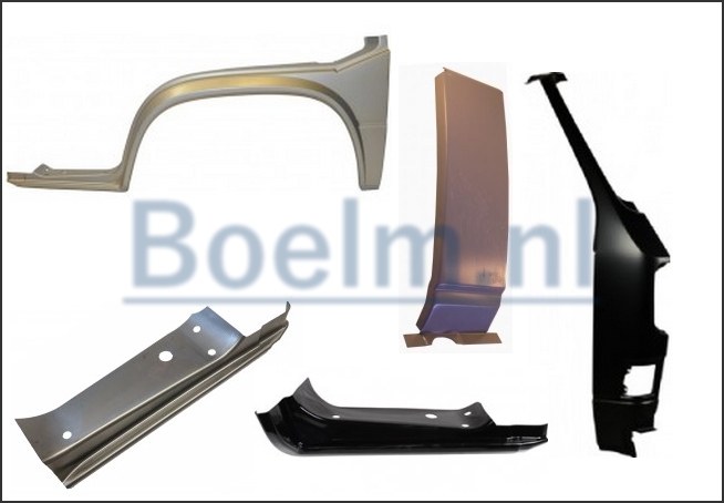 Plaatwerk zijkant voorzijde