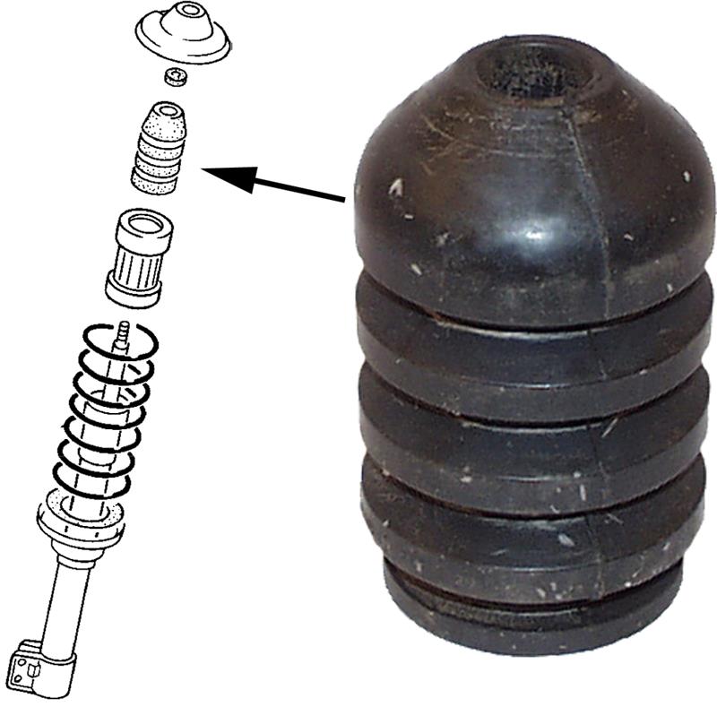 Aanslagrubber vering Kever 1303, vooras 133412303A