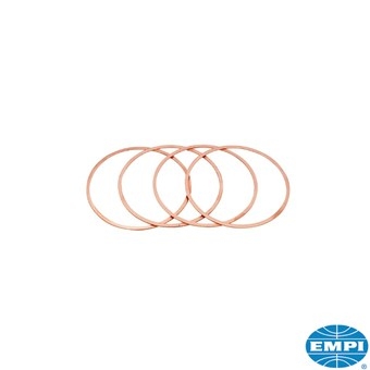 Cilinderkop pakking set, koper, Ø90.5/92 mm, 0.05" dik, 4 stuks