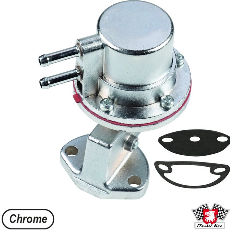 Benzinepomp 113127025D chroom, OE uitvoering