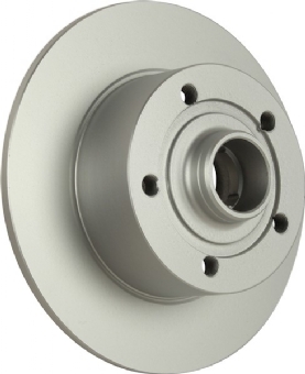 Remschijf achteras (Per stuk), 245x10 mm 8D0615601B  gecoat