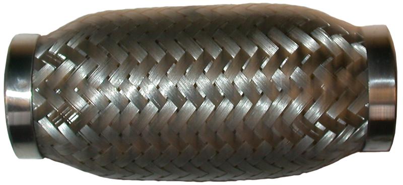 Flexibel uitlaatdeel, 45x152 mm, RVS