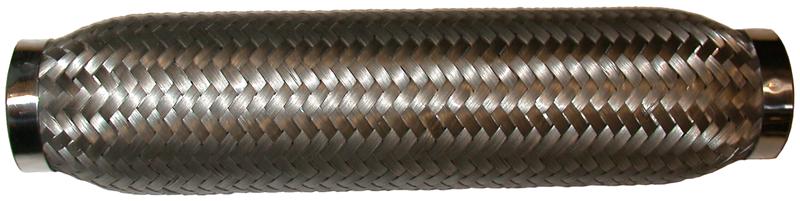 Flexibel uitlaatdeel, 51 x 280 mm. RVS