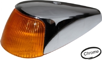 Knipperlicht lens, spatbord montage, links/rechts, chroom 113953041J