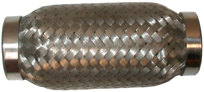 Flexibel uitlaatdeel, 51x150 mm, RVS