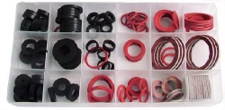 Assortiment pakkingen, rubber en filt, 141delig BGS8059