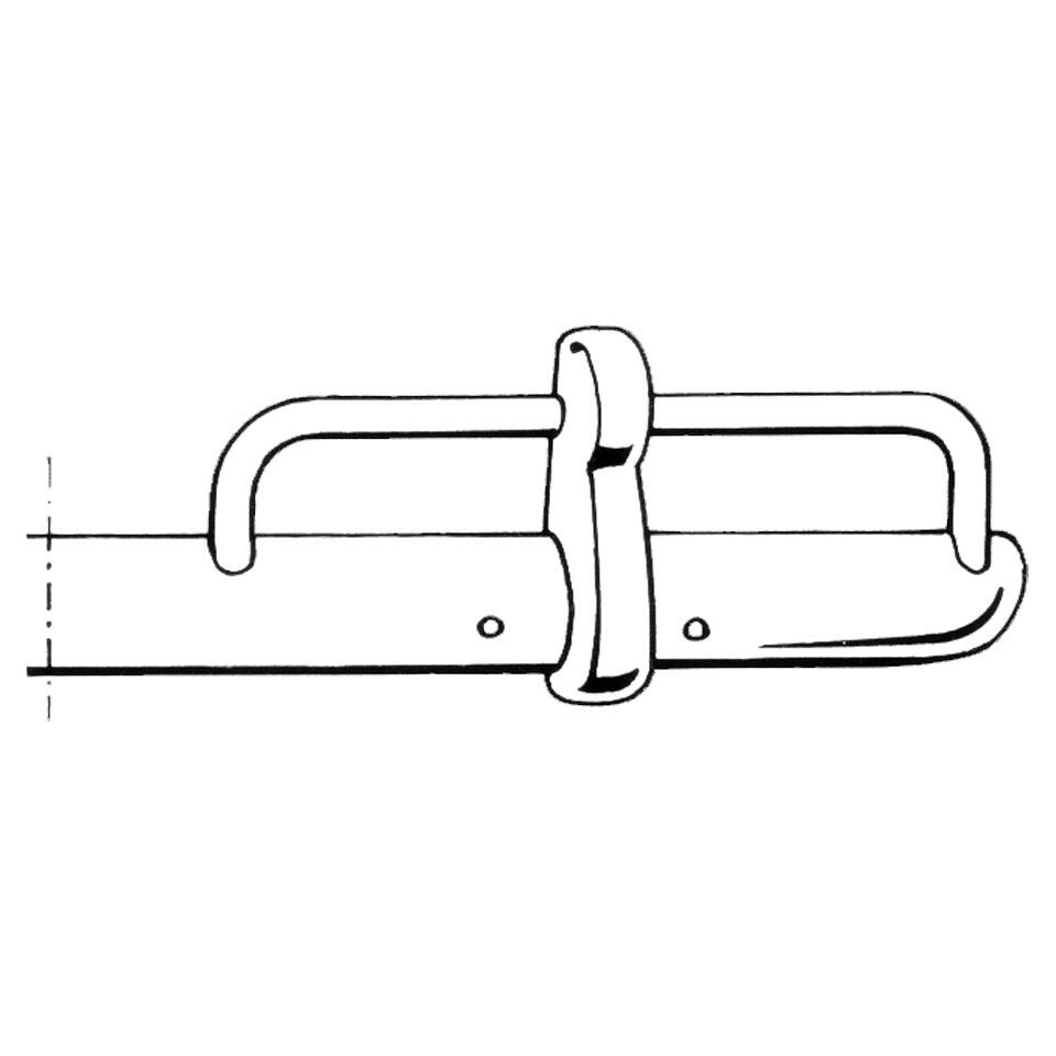 Achterbumper, export (USA) superchroom kwaliteit 113798073B