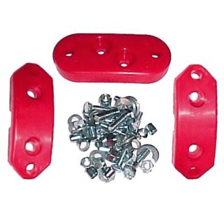 Urethaan versnellingsbakrubber / motorsteunen set