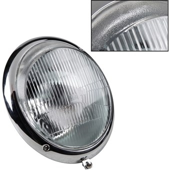 Liggende koplamp, Porsche look, assymetric, met E-keur 111941021A