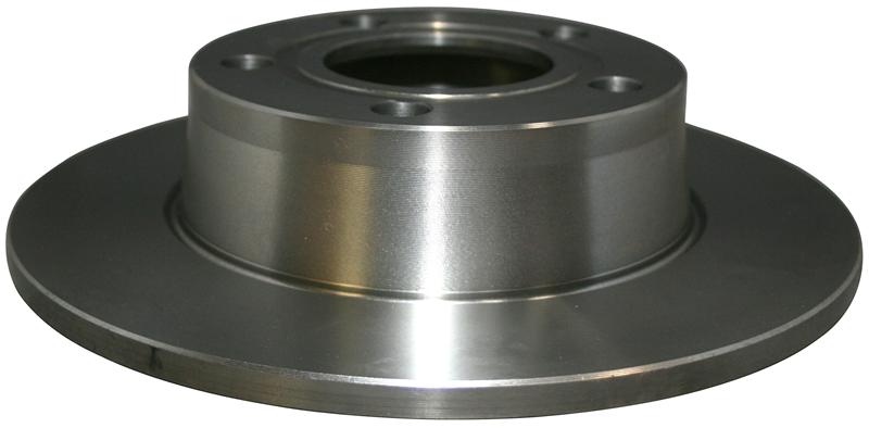 Remschijf achteras (Per stuk), 255x10 mm 4B0615601A  gecoat