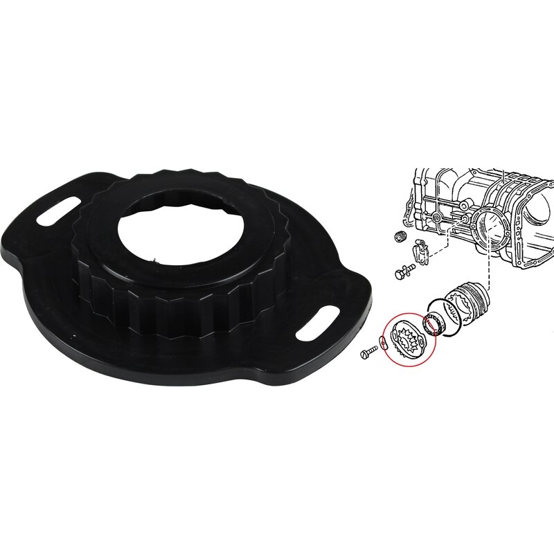 Beveiligingskap / afsluitplaat differentieel T2 / T25 / T3 091301197