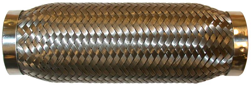 Flexibel uitlaatdeel, 50 x 200 mm, RVS