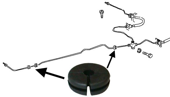 Remleiding doorvoer tules (4 stuks) 211611751