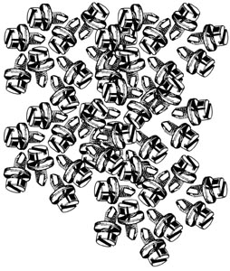 Koelbeplating boutjes std. 50 stuks