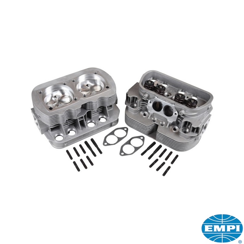 Dubbelpoorts cilinderkop set, GTV-2 L6 CNC, 90.5/92mm boring, 42x37.5 RVS kleppen, dubbele klepveren (2 stuks / 1 set)