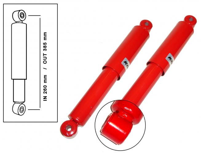 Schokbreker KONI instelbaar per paar 