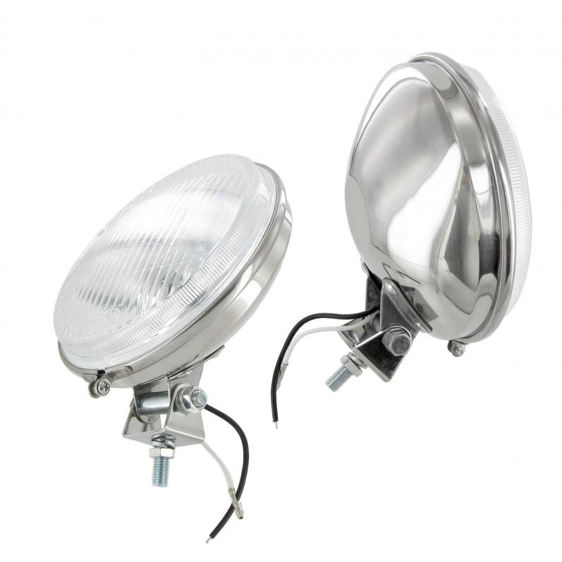 Verstralers (150mm) gepolijst RVS (per paar)