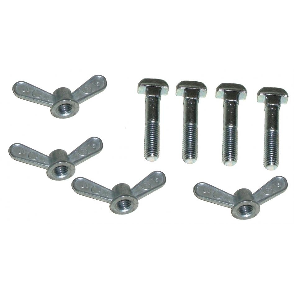 Montage bout / moer set middenbank (8 delig). Bus T/M 7/1979 