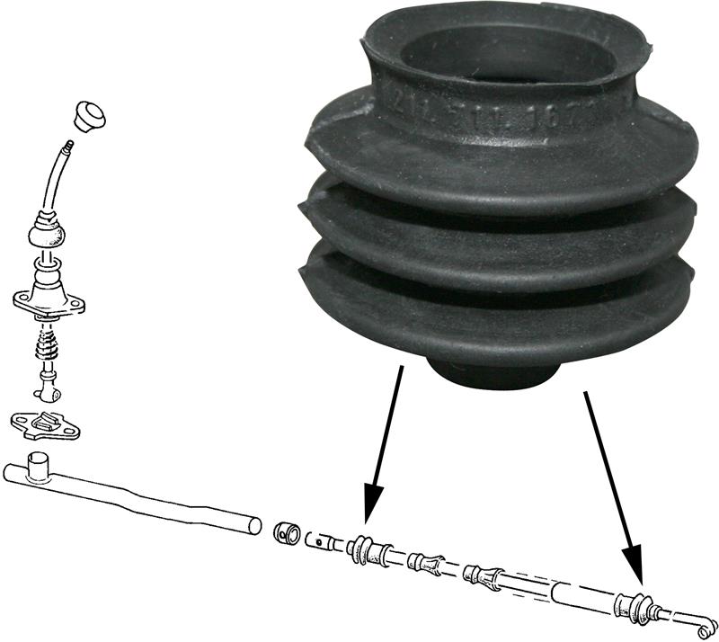 Stofkap voor schakelstang T1 en T2 bus 211711183B