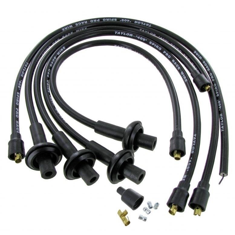 Spiro Pro "409" Race bougiekabel set zwart