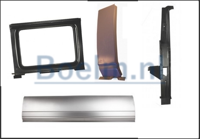 Plaatwerk zijkant midden