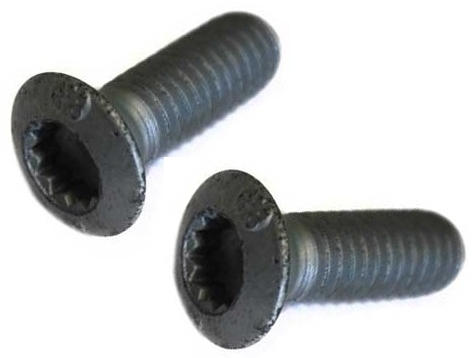 Boutjes (2 stuks) voor buitenspiegel T3 bus 