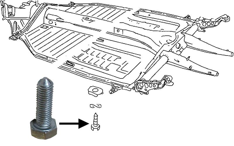 Chassisbout per stuk (111899145 )