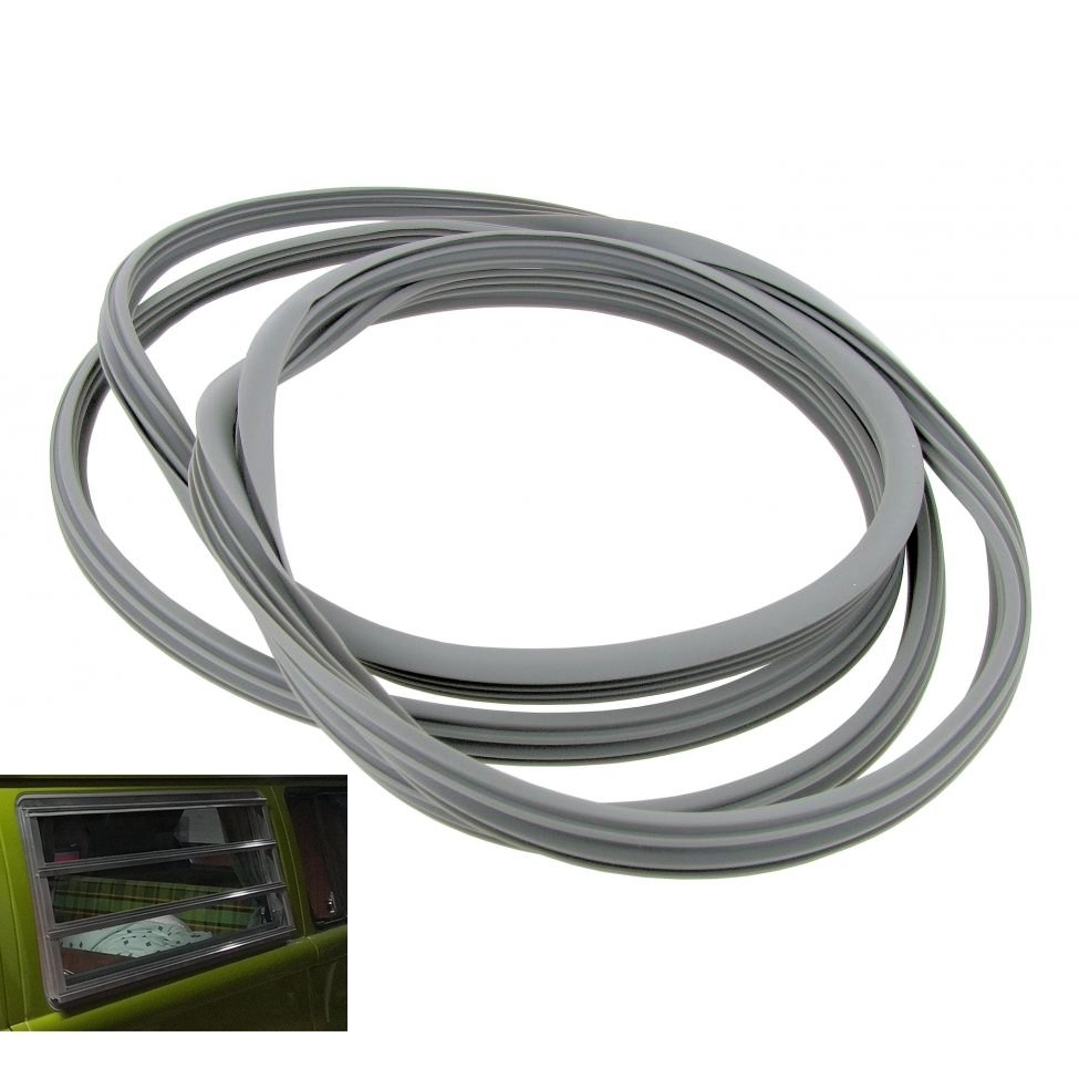 Westfalia zijruit rubber (met ventilatieroosters) buitenzijde. Bus 8/1967 T/M 7/1979 241845522