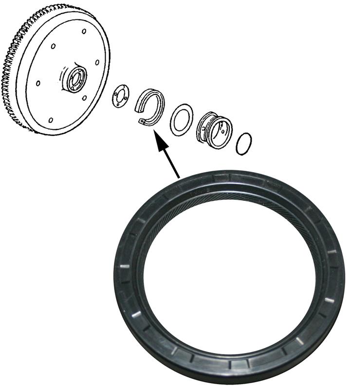 Krukaskeerring Elring 113105245F (70x90x10 mm)
