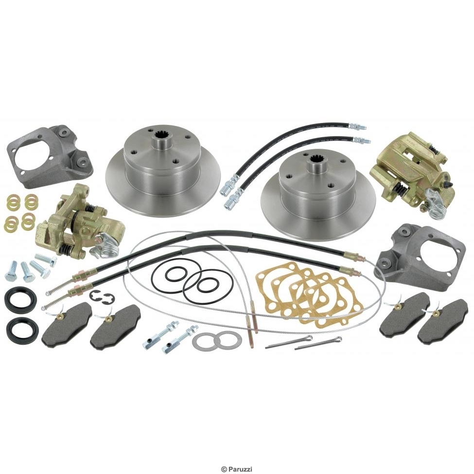 Schijfremmen set achter 4 x 130 mm