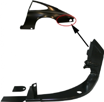 Achterlichtsteun 911 69-73, links 90150307323