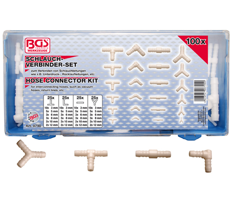 Assortiment slangverbinders 100 delig BGS8790
