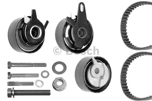 Distributieset / Tandriemset dubbel Bosch compleet voor T4 en LT 2.5 TDI
