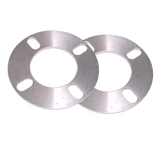 Spoorverbreders 6 mm (Set). PCD 4 x 130 (zonder bouten) 