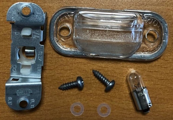 Kentekenplaat verlichting SET HELLA T3 bus 251943021A  