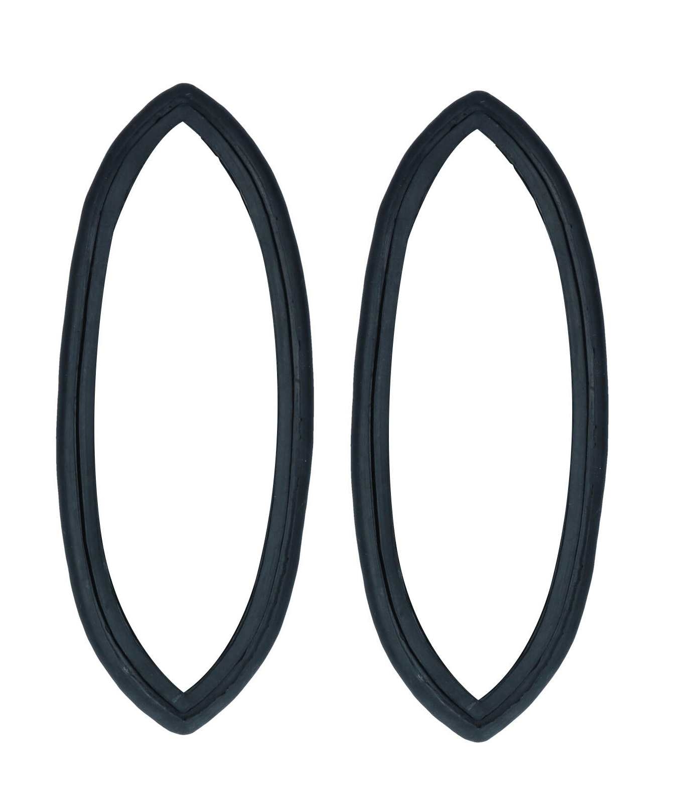 Achterlicht rubber (Set). Karmann Ghia 8/1960 T/M 7/1969 141945177B