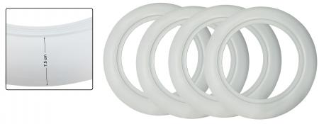 White Wall bandringen 7.5 cm Atlas 15 inch