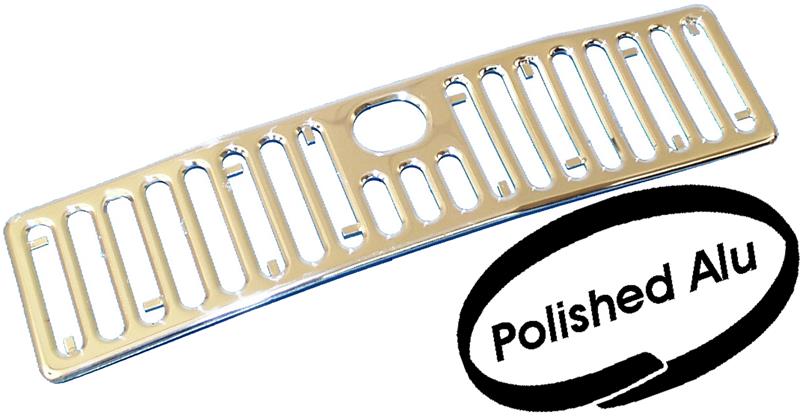 Rooster onder voorruit Kever 1303 (gepolijst aluminium) 