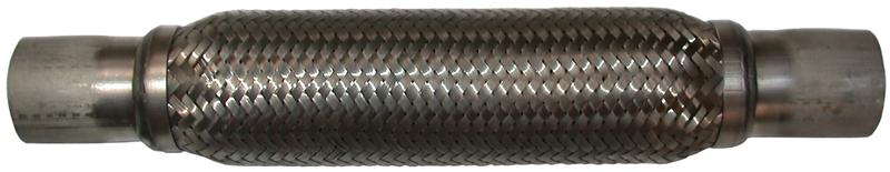 Flexibel uitlaatdeel, 45x383 mm, RVS