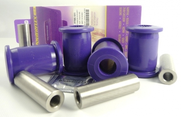 Set van 4 powerflex draagarmrubbers achteras 251501131A  (T25 / T3/ T4)