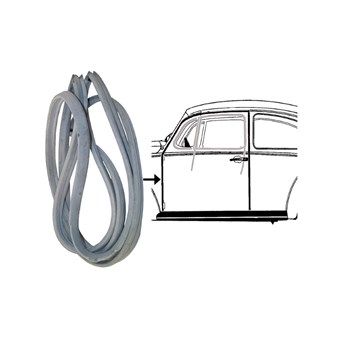 Deurrubber kever 47-66, links, B-keus 111831721A