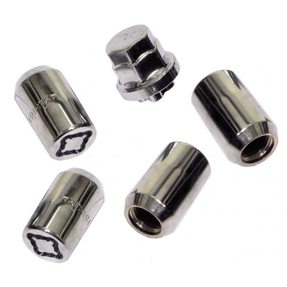 Velgsloten voor moeren met 57° kraag 4 stuks. M14 X 1.5 