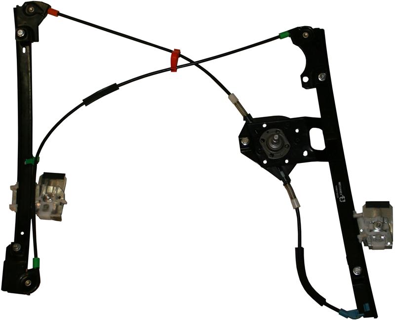 Raammechaniek Golf 3/ Vento manueel linksvoor 1H0837401B