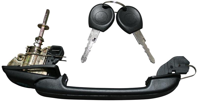 Deurhendel voordeuren Golf 3 / Vento (L=R) met sleutels 1H0837207