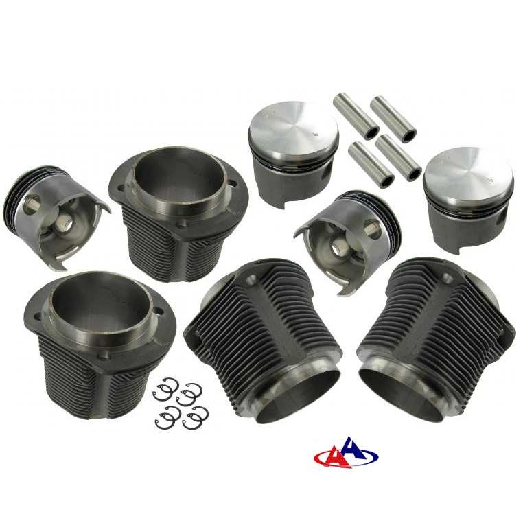 Big-bore cilinder/zuigerset 1679cc. Type 1 / Type 3 / CT/CZ boring 88mm slag 69mm. carter 90mm cylinderkoppen 94mm 