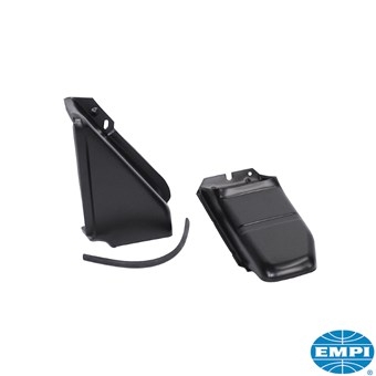 Oliekoeler plaatwerk zwart 2 stuks 