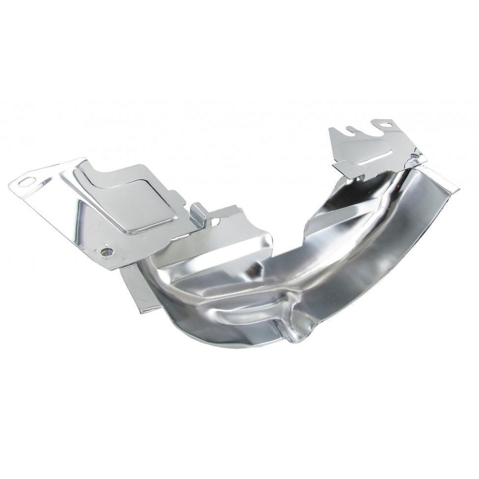 Motor plaatwerkdeel achter de poelie chroom