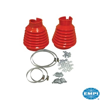 Ashoesset met toebehoren, achterzijde, voor pendelas, rood, 2 stuks