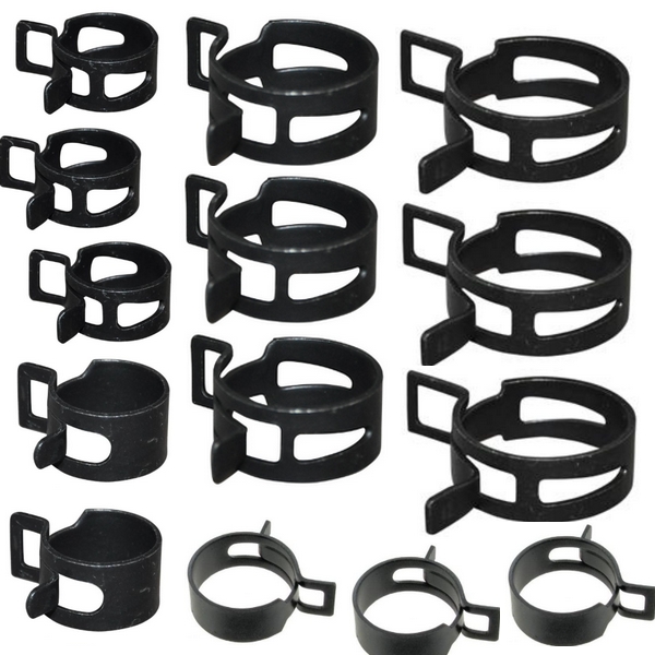 Veerbandklemmen set voor T3 bus  vanaf 1985 (Diesel met extra WP en 2.0GTI)